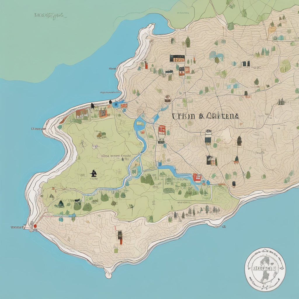 Map showing our location